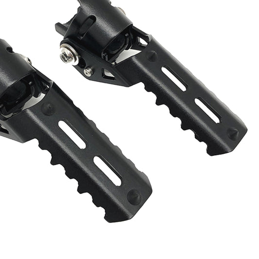2Pcs Motorcycle Highway Front Foot Pegs Footrests for BMW R1200GS LC Black