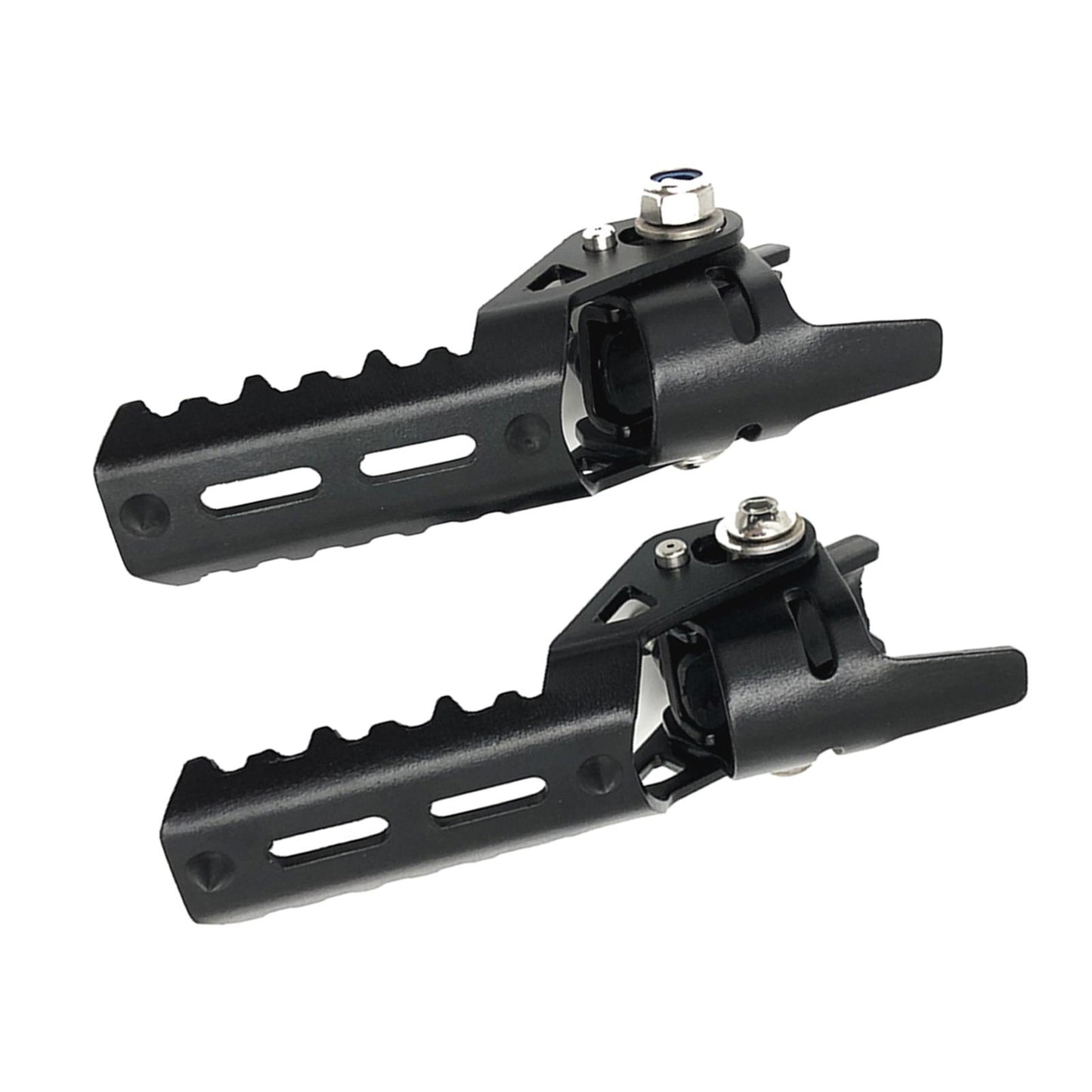 2Pcs Motorcycle Highway Front Foot Pegs Footrests for BMW R1200GS LC Black