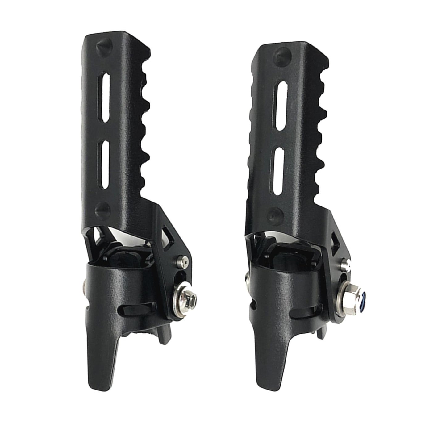 2Pcs Motorcycle Highway Front Foot Pegs Footrests for BMW R1200GS LC Black
