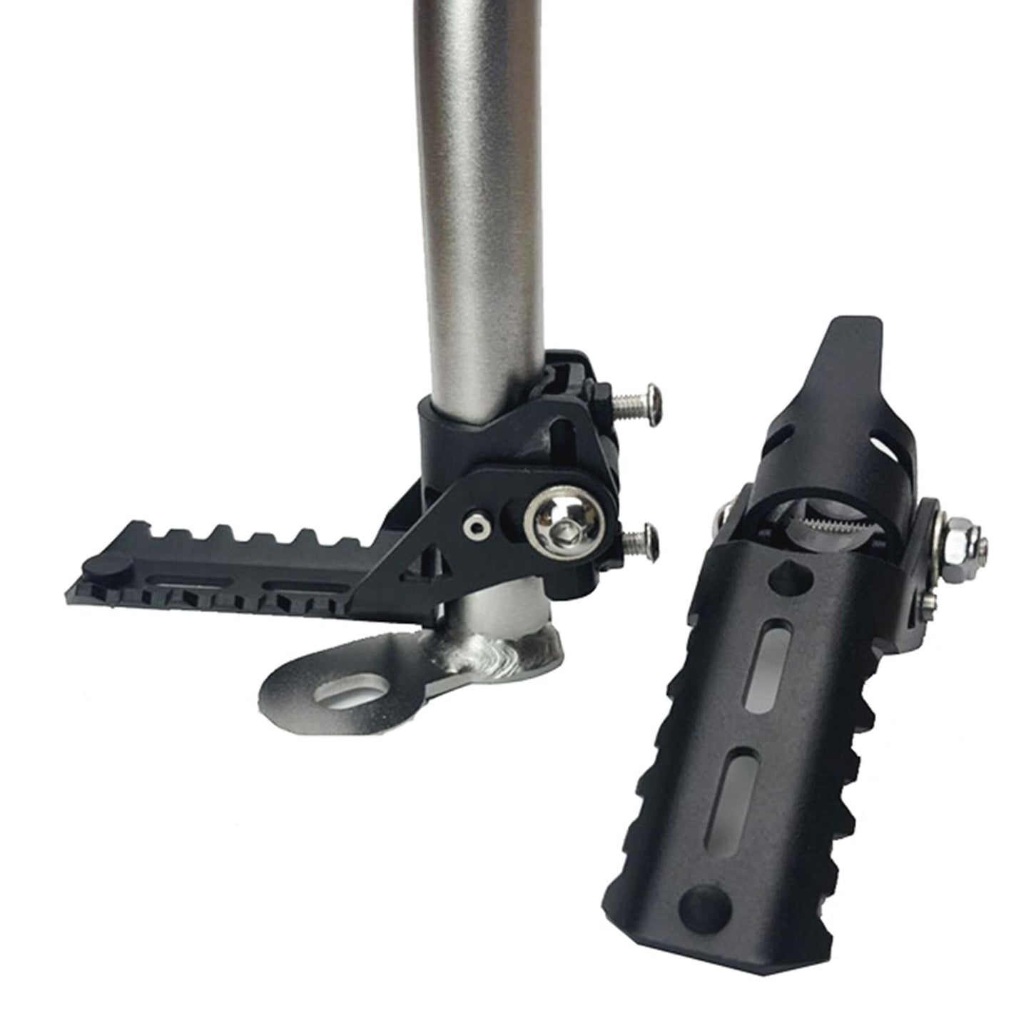 2Pcs Motorcycle Highway Front Foot Pegs Footrests for BMW R1200GS LC Black