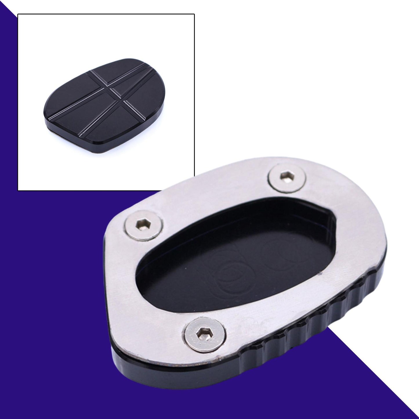 Non-Slip Kickstand Extension Enlarge Pad for Triumph Speed Twin 1200 19-20