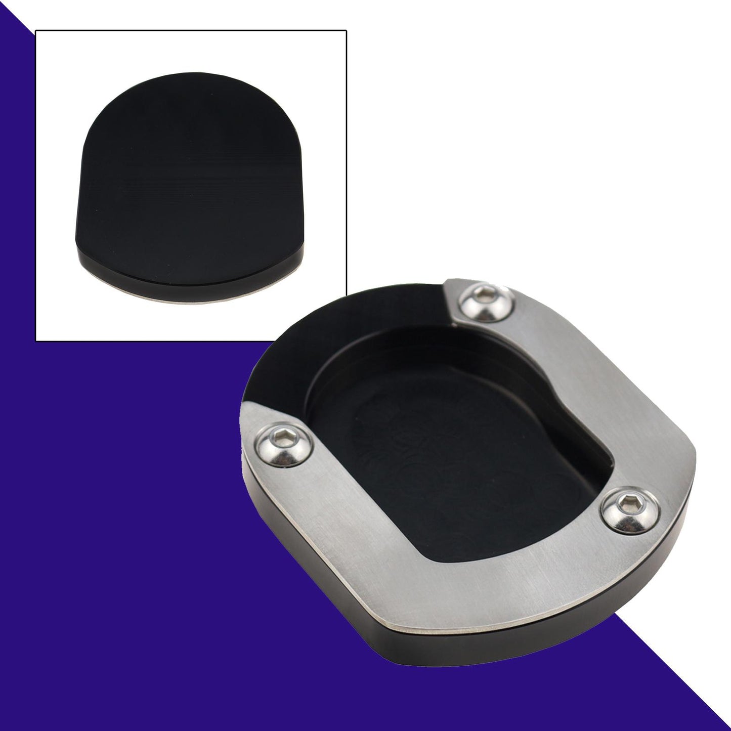 Motorcycle Foot Side Stand Enlarger Plate for Yamaha XT660Z Tenere 08-15