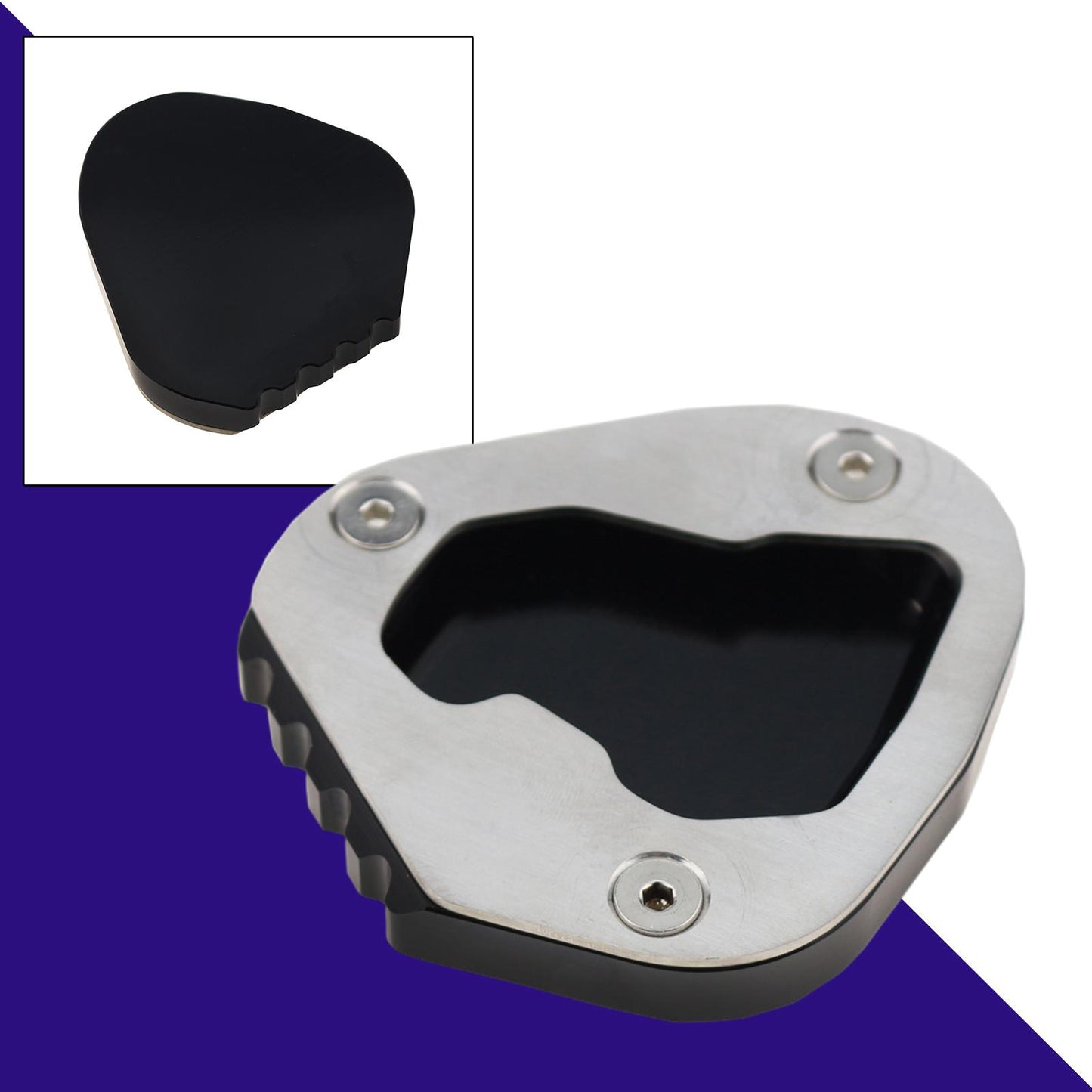 Motorcycle Foot Side Stand Enlarger Plate for Yamaha Tenere700 2019 - 2021