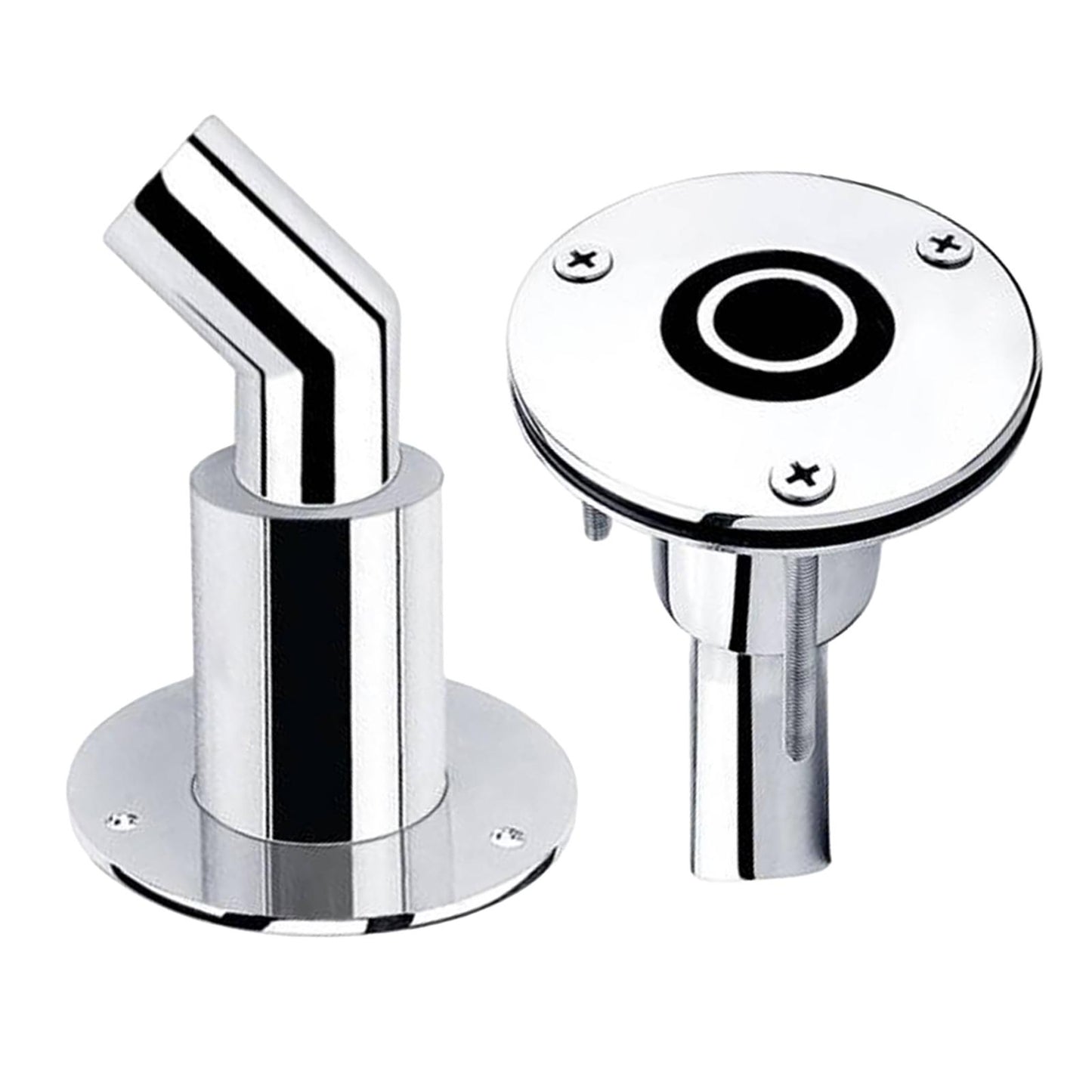 Stainless Steel Marine Boat Thru Hull Pipe Socket Hardware 22mm Straight