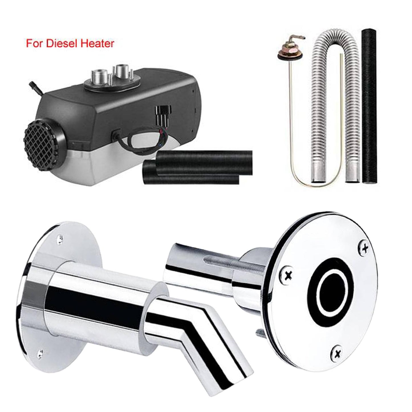 Stainless Steel Marine Boat Thru Hull Pipe Socket Hardware 22mm Straight