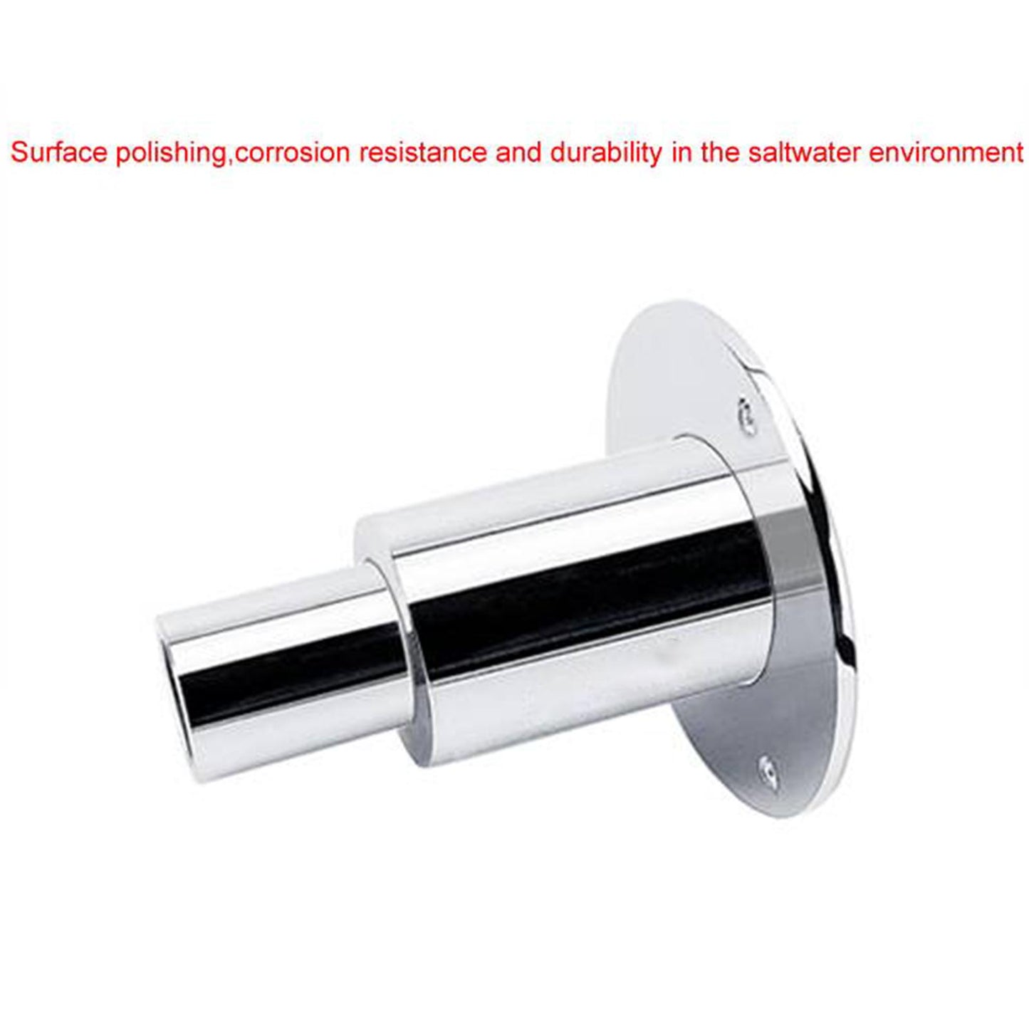Stainless Steel Marine Boat Thru Hull Pipe Socket Hardware 24mm Straight