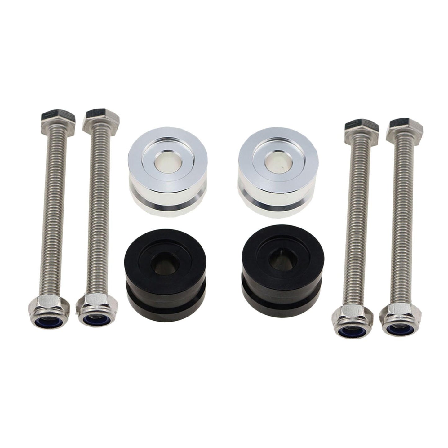 Handlebar Risers Lift Clamp Mount Fit for Suzuki V-Strom 1050 DL1050 Silver