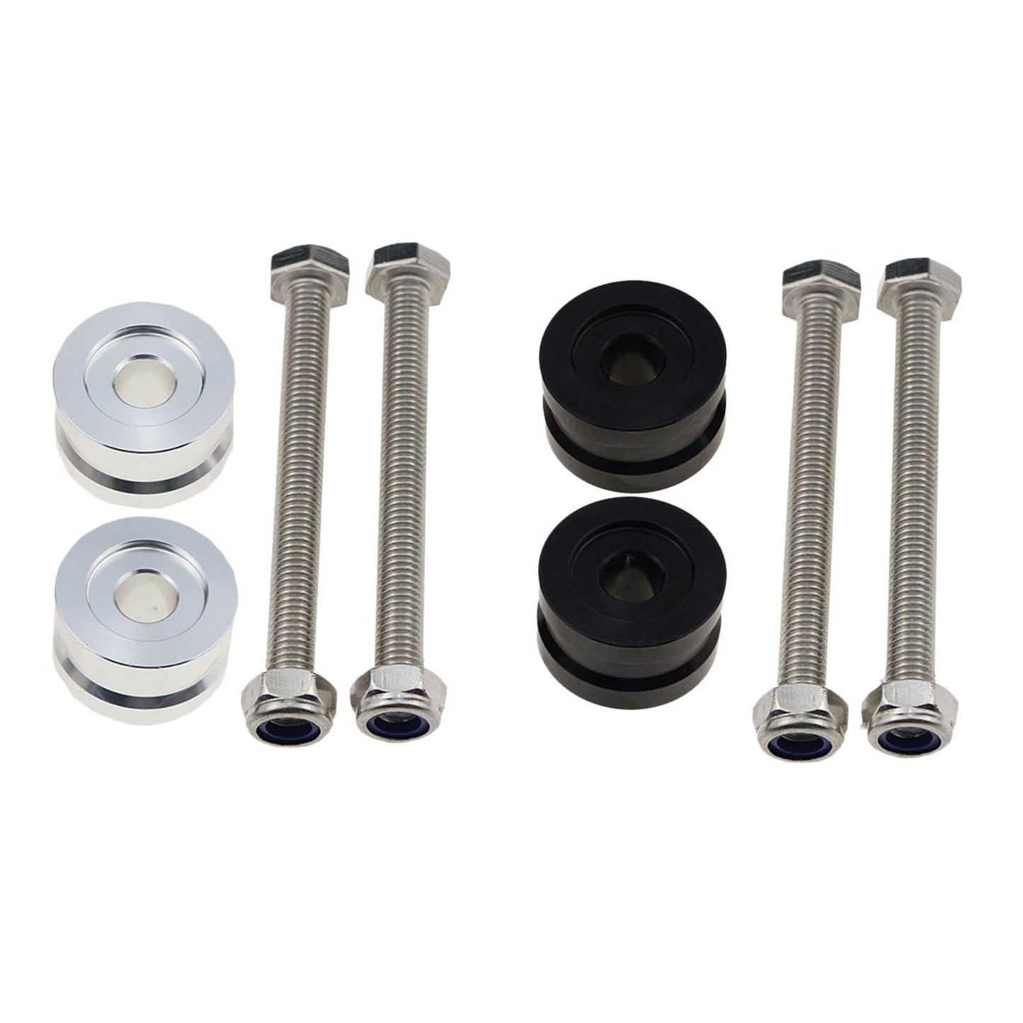 Handlebar Risers Lift Clamp Mount Fit for Suzuki V-Strom 1050 DL1050 Silver