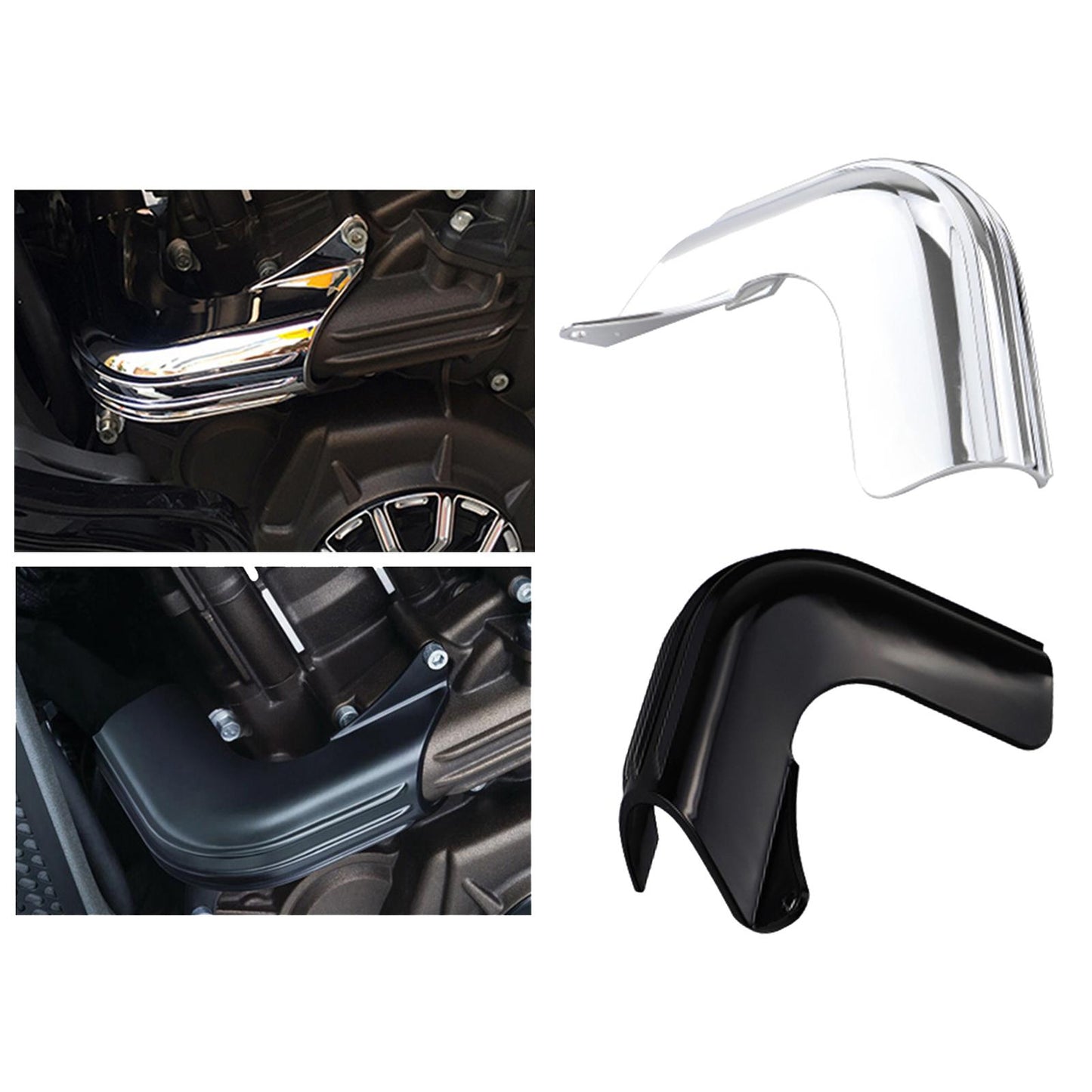 Coolant Hose Cover Accessory Fit For Indian Scout 2015-2019 Black
