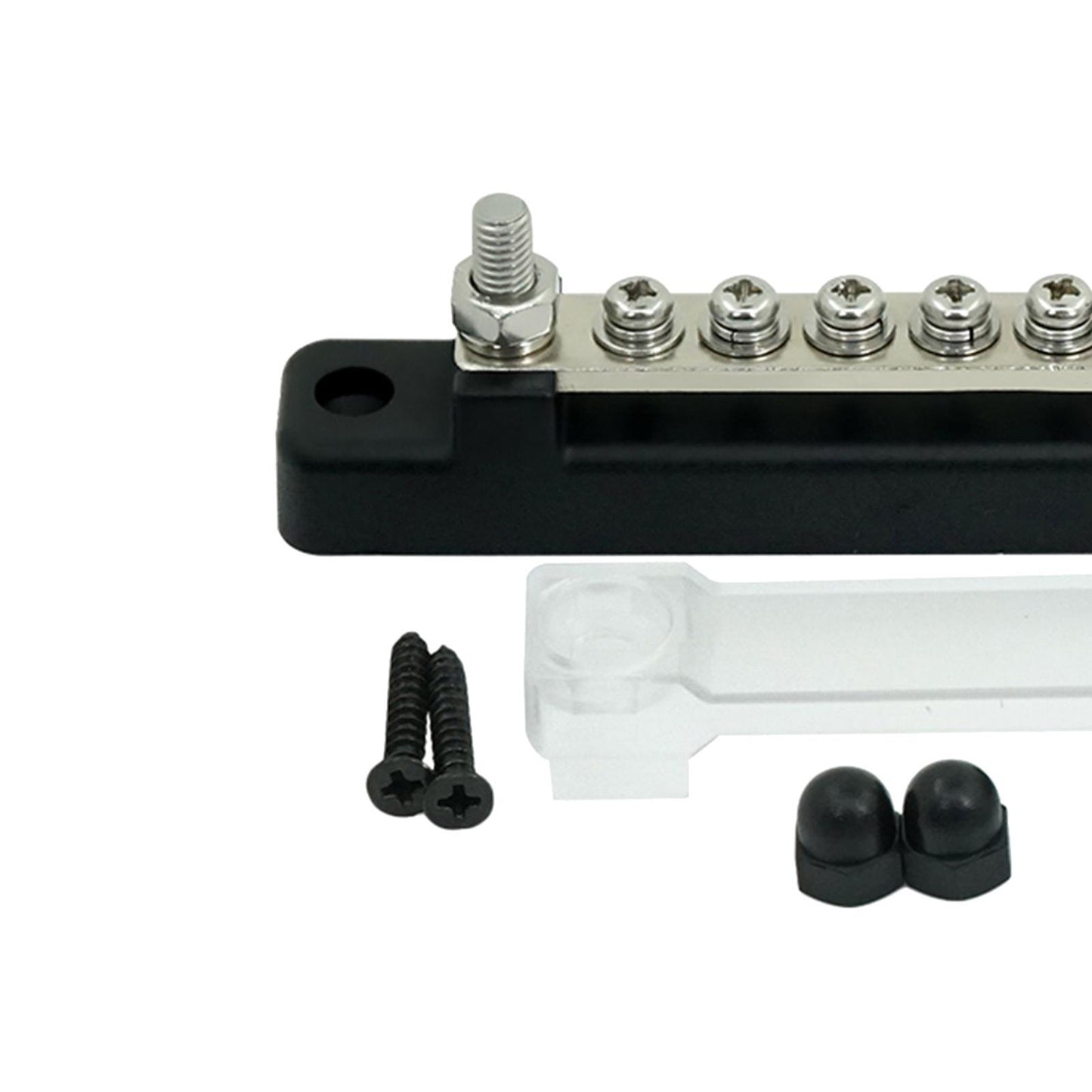 6 Terminal Bus Bar Kit Distribution Block 2 Studs