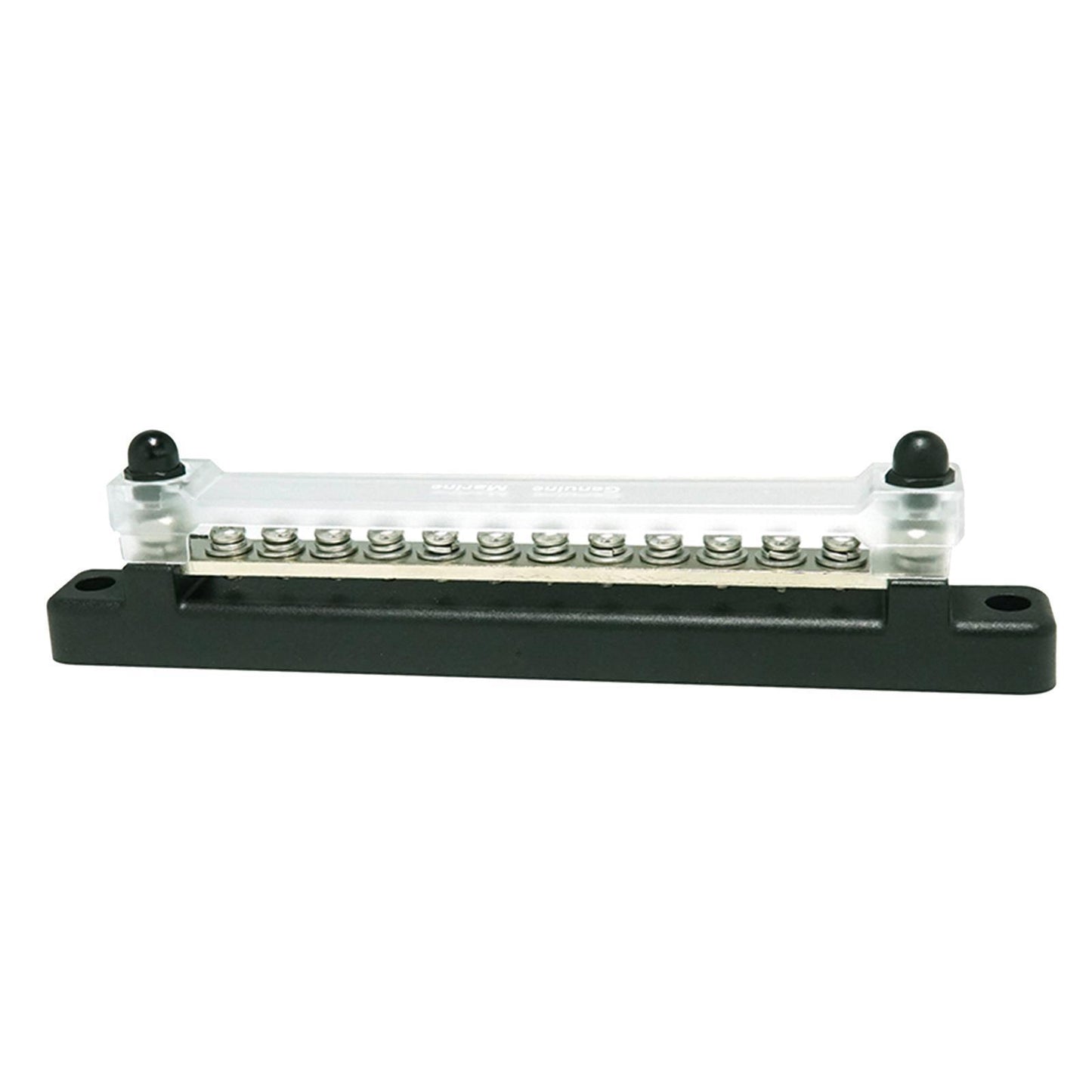 12 Terminal Bus Bar Kit Ground Distribution Block 2 Studs Transparent Cover