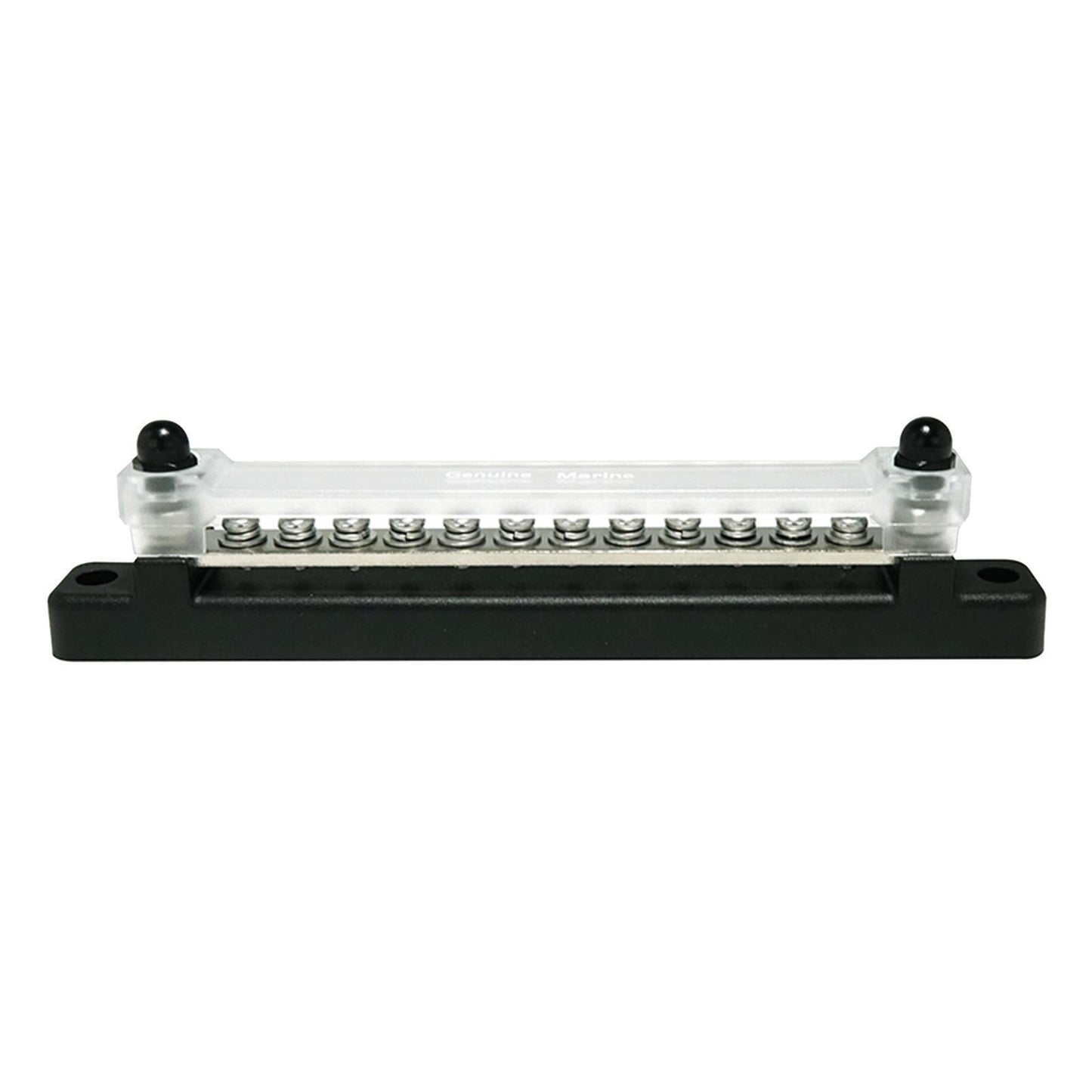 12 Terminal Bus Bar Kit Ground Distribution Block 2 Studs Transparent Cover