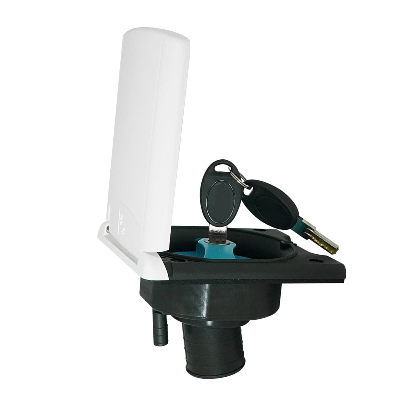 RV Camper Gravity Water Inlet Hatch Lock with Keys Lockable Durable