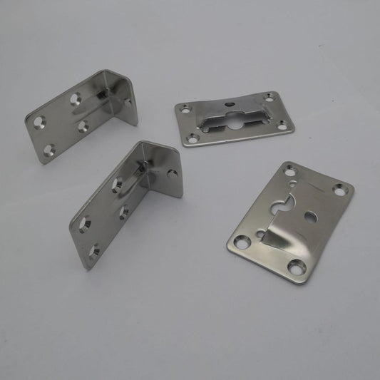 Marine Grade Stainless Steel 304 Table Bracket Set Removable Multiple Usage