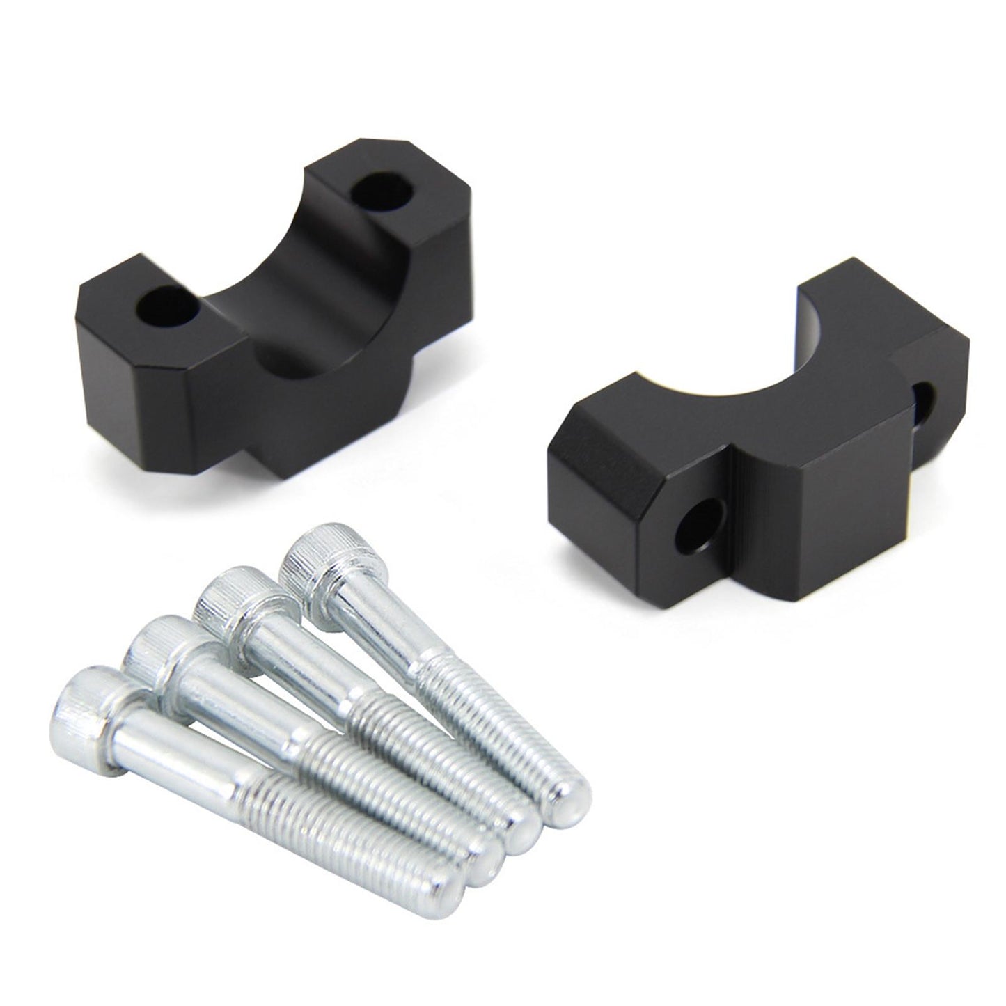 HandleBar Riser Mount Clamp Adapter for Honda CRF1100L Africa Twin Black