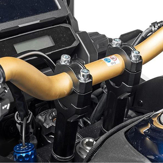 HandleBar Riser Mount Clamp Adapter for Honda CRF1100L Africa Twin Silver