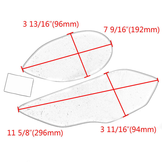Motorcycles Headlight Lens Protector for BMW S1000RR 2015 to 2017 Clear