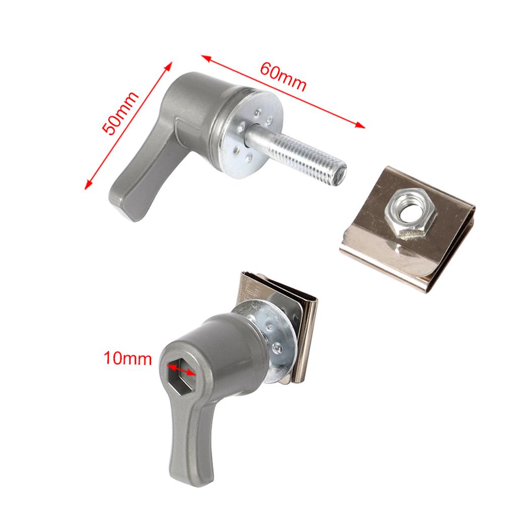 Saddlebag Lever Lock Bolts Nuts Set for Harley Spare Parts Durable