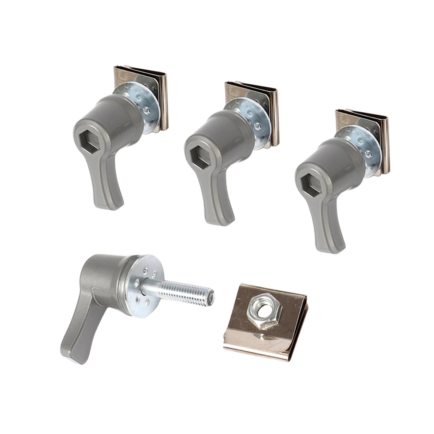 Saddlebag Lever Lock Bolts Nuts Set for Harley Spare Parts Durable