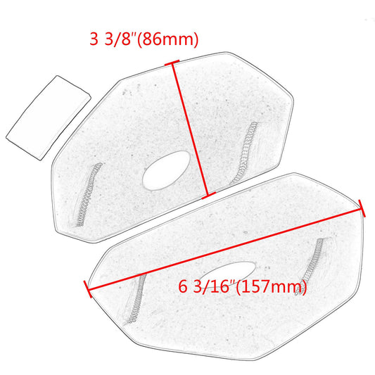 Motorcycle Cover Lens Shield for Honda CRF 1000L 2015-2019 Spare Parts Black