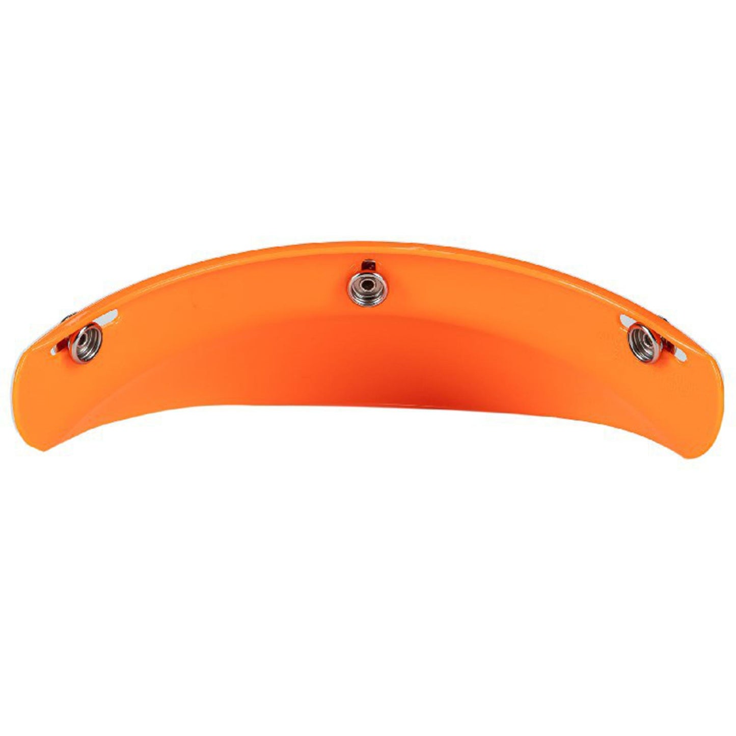 3-Snap Motorcycle Helmet Visor Peak UV Sun Visor Shields Orange