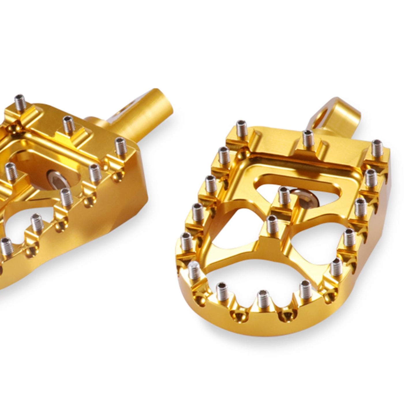 Motorcycle Front Driver Footrests Footpegs for Harley XL883 2007-2010 Golden