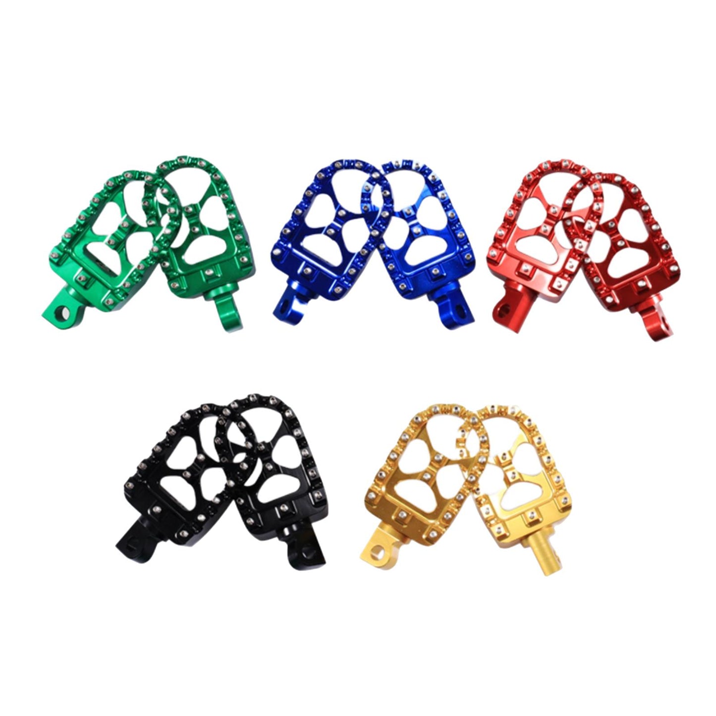Motorcycle Front Driver Footrests Footpegs for Harley XL883 2007-2010 Golden