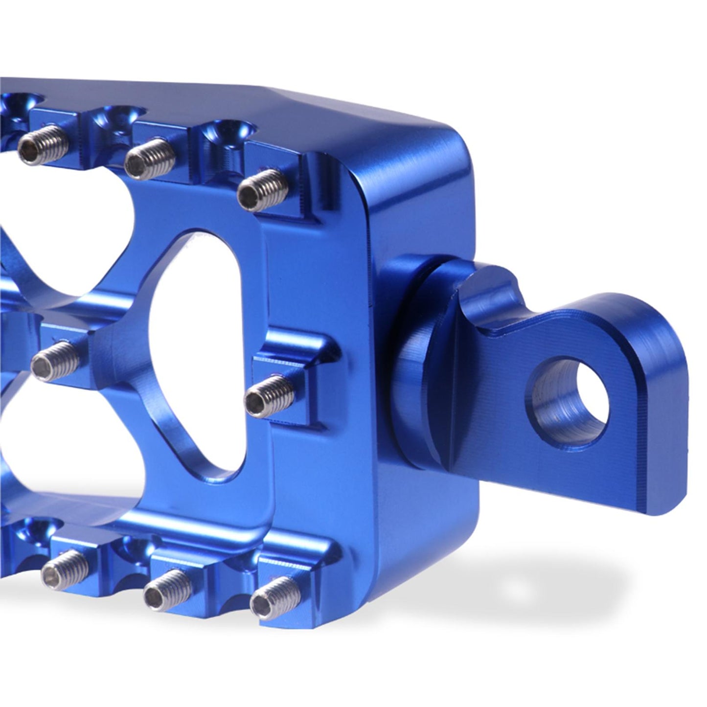 Motorcycle Front Driver Footrests Footpegs for Harley XL883 2007-2010 Blue