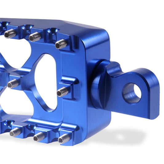 Motorcycle Front Driver Footrests Footpegs for Harley XL883 2007-2010 Blue