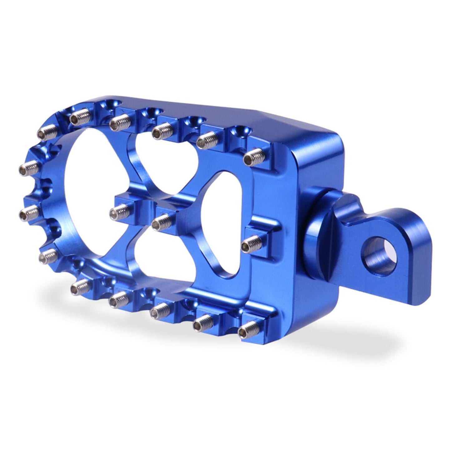 Motorcycle Front Driver Footrests Footpegs for Harley XL883 2007-2010 Blue