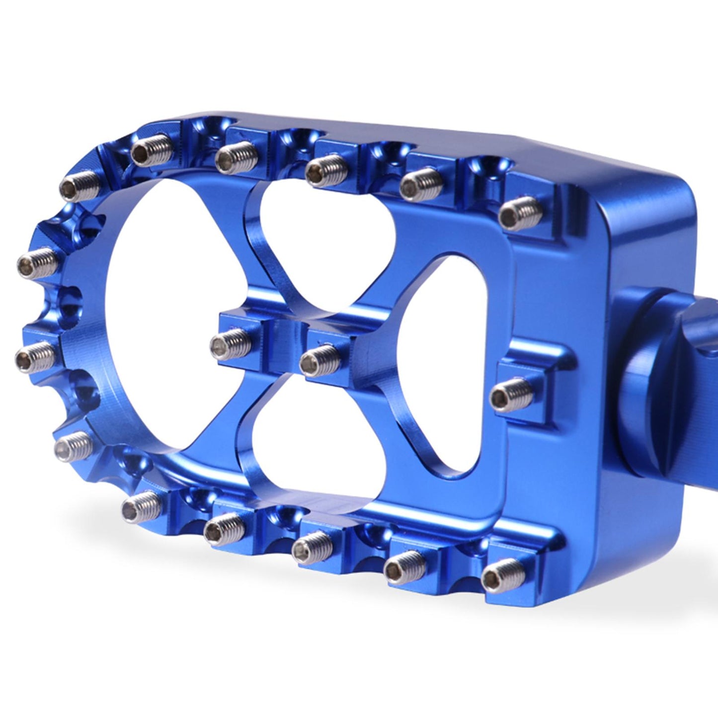 Motorcycle Front Driver Footrests Footpegs for Harley XL883 2007-2010 Blue