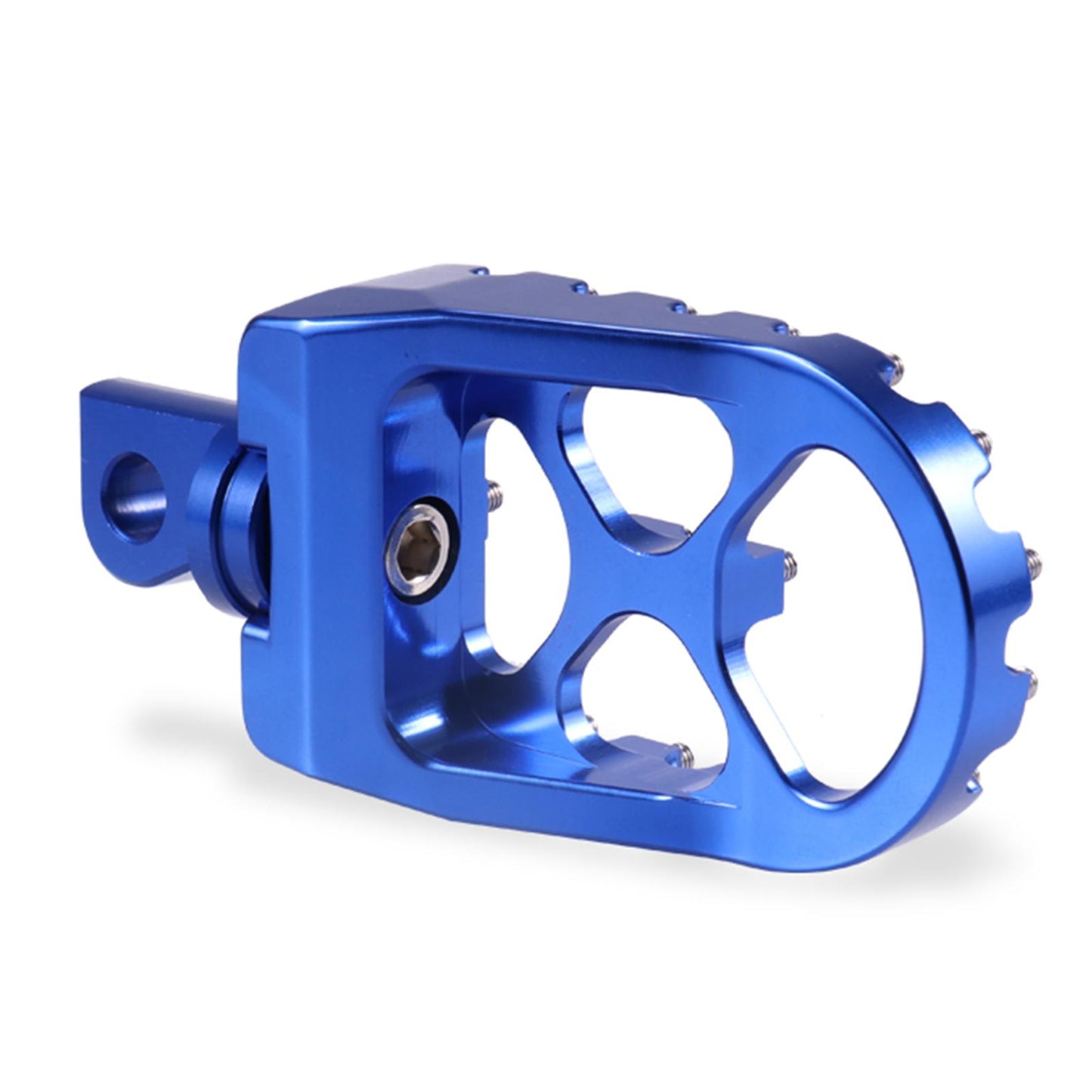 Motorcycle Front Driver Footrests Footpegs for Harley XL883 2007-2010 Blue