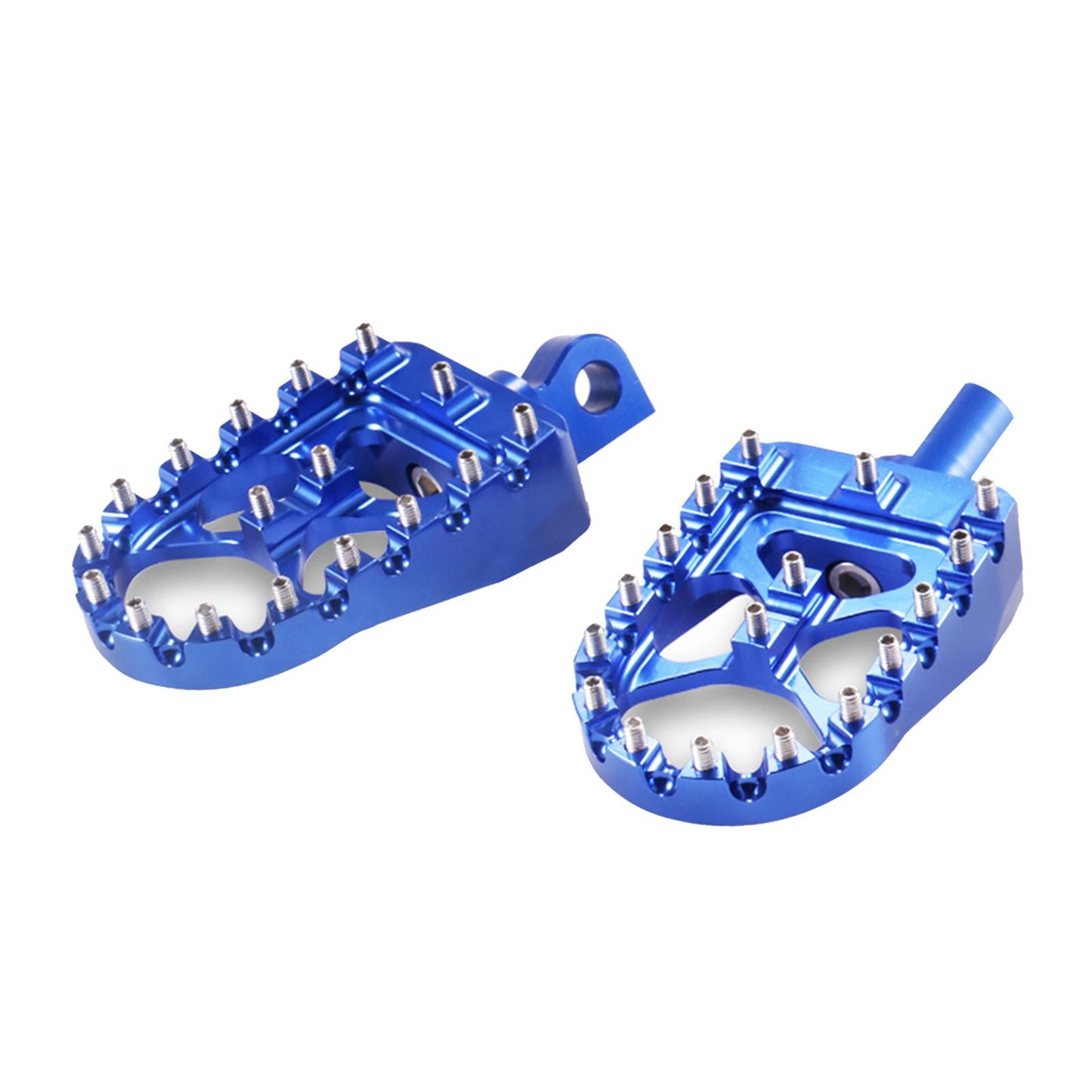 Motorcycle Front Driver Footrests Footpegs for Harley XL883 2007-2010 Blue