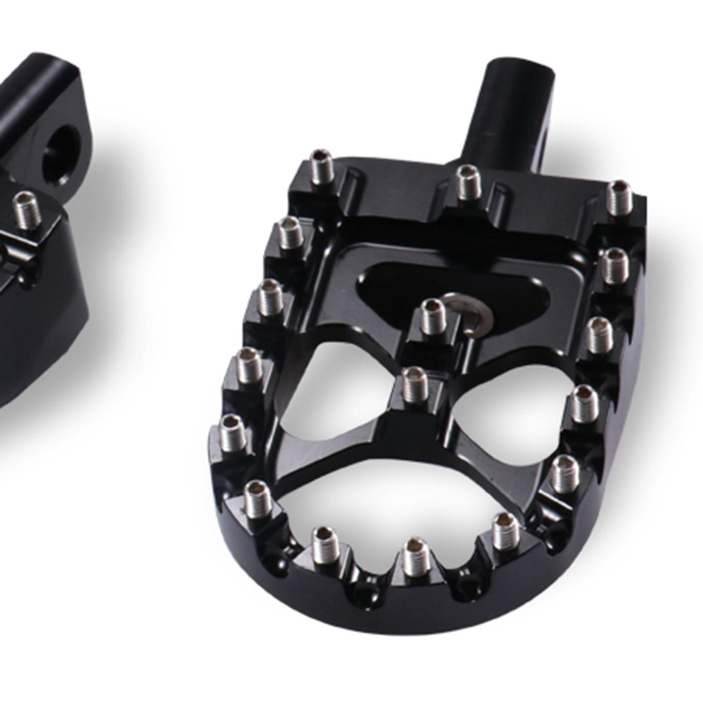 Motorcycle Front Driver Footrests Footpegs for Harley XL883 2007-2010 Black
