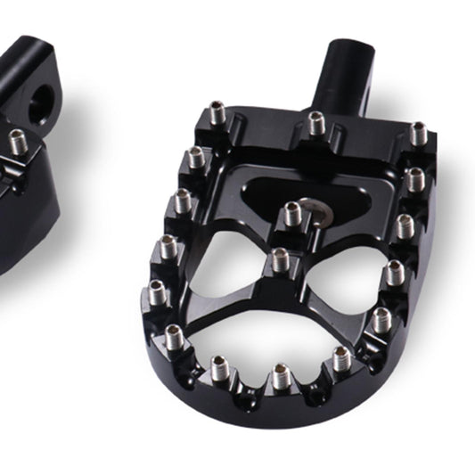 Motorcycle Front Driver Footrests Footpegs for Harley XL883 2007-2010 Black