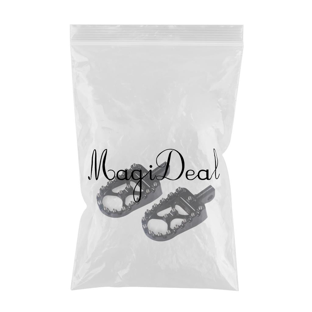 Motorcycle Front Driver Footrests Footpegs for Harley XL883 2007-2010 Black