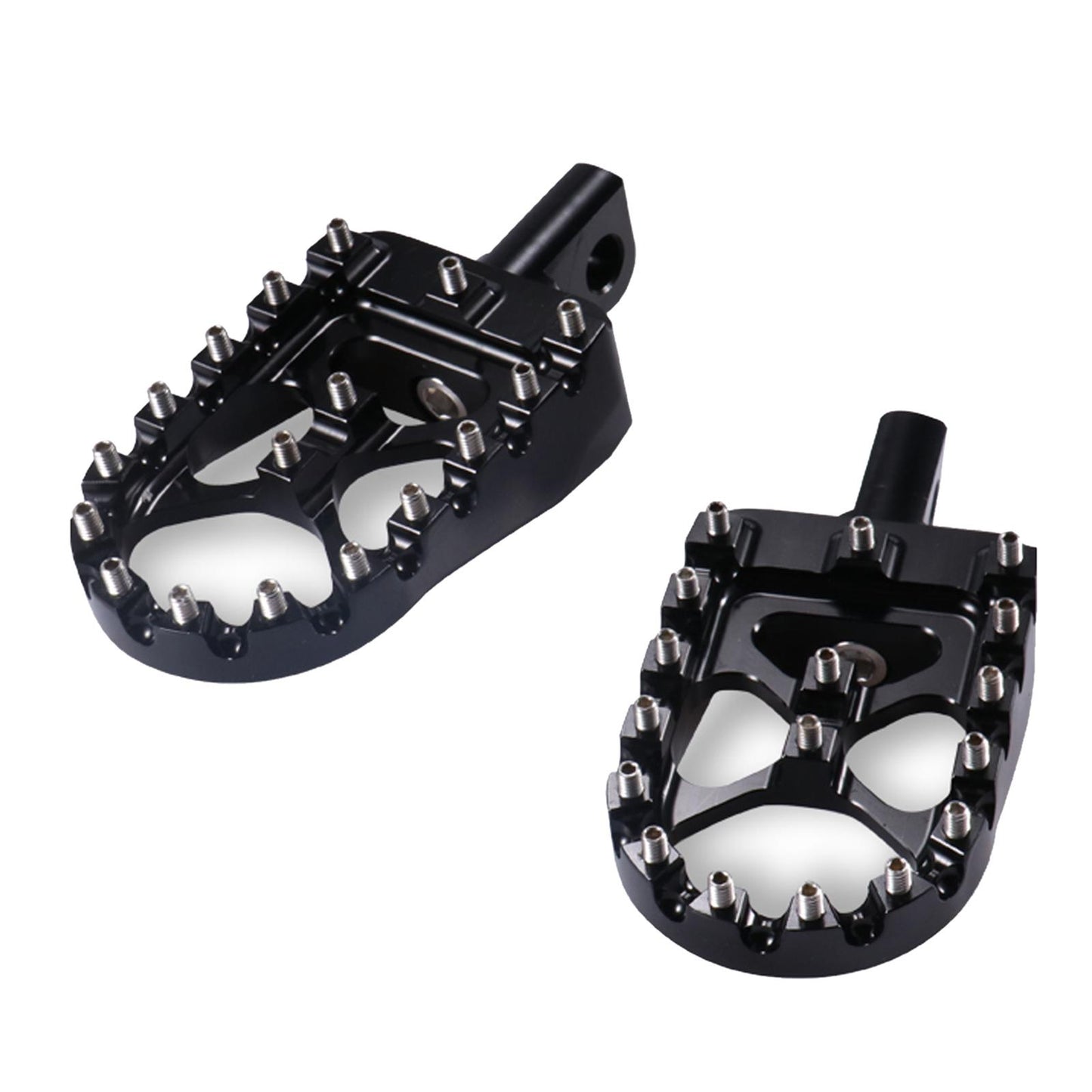 Motorcycle Front Driver Footrests Footpegs for Harley XL883 2007-2010 Black