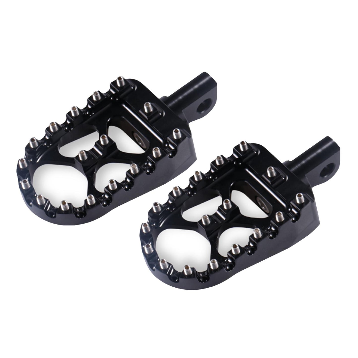 Motorcycle Front Driver Footrests Footpegs for Harley XL883 2007-2010 Black