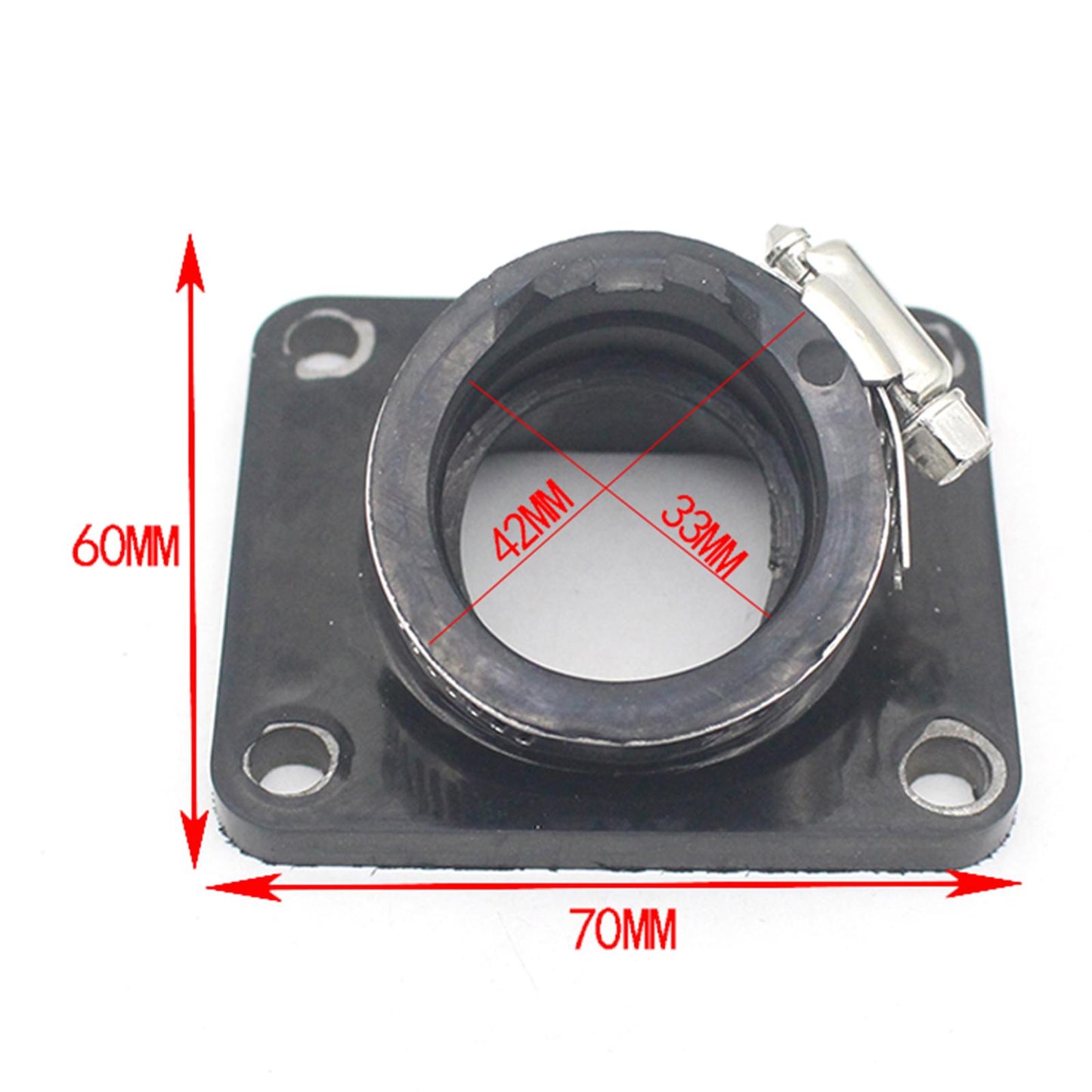 Carburetor Interface Manifold Adapter Joint Boots For Yamaha DT100 RT100