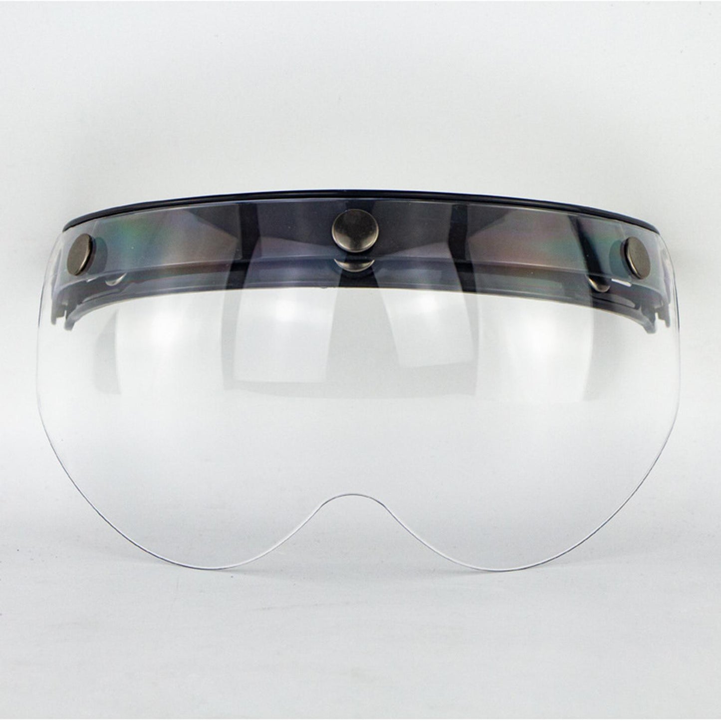 Flip Up Down Visor Lens Replacement for 3 Button Motorcycle Helmets Clear