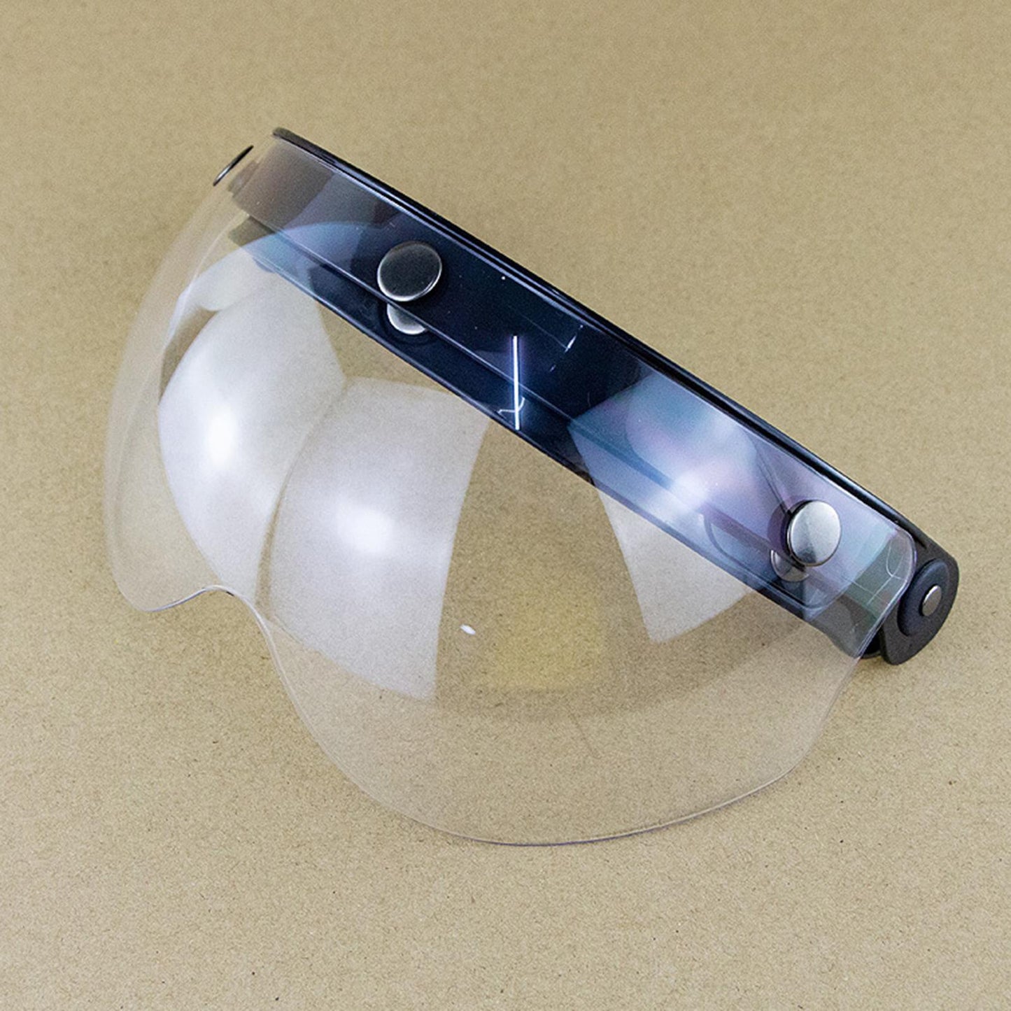 Flip Up Down Visor Lens Replacement for 3 Button Motorcycle Helmets Clear