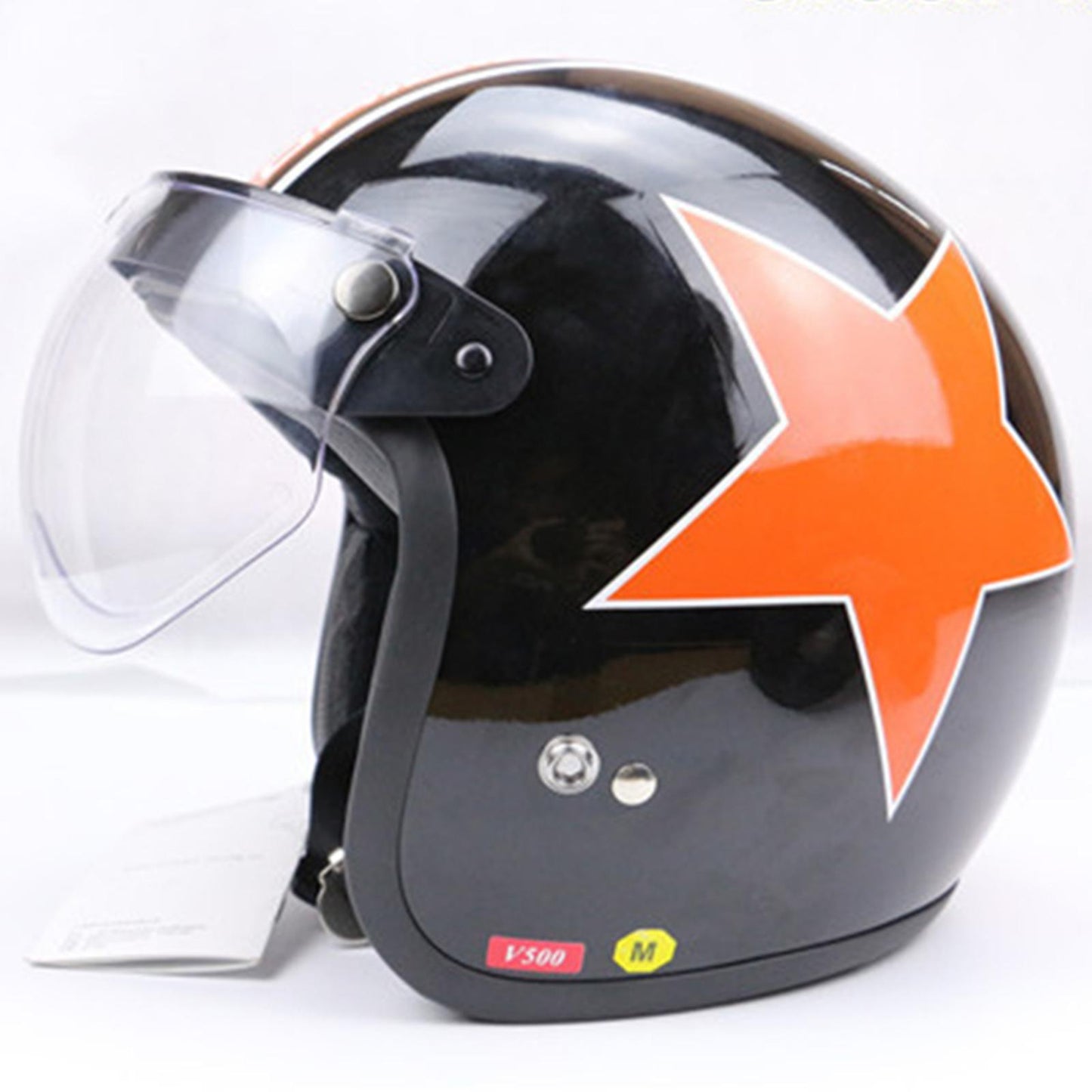 Flip Up Down Visor Lens Replacement for 3 Button Motorcycle Helmets Clear