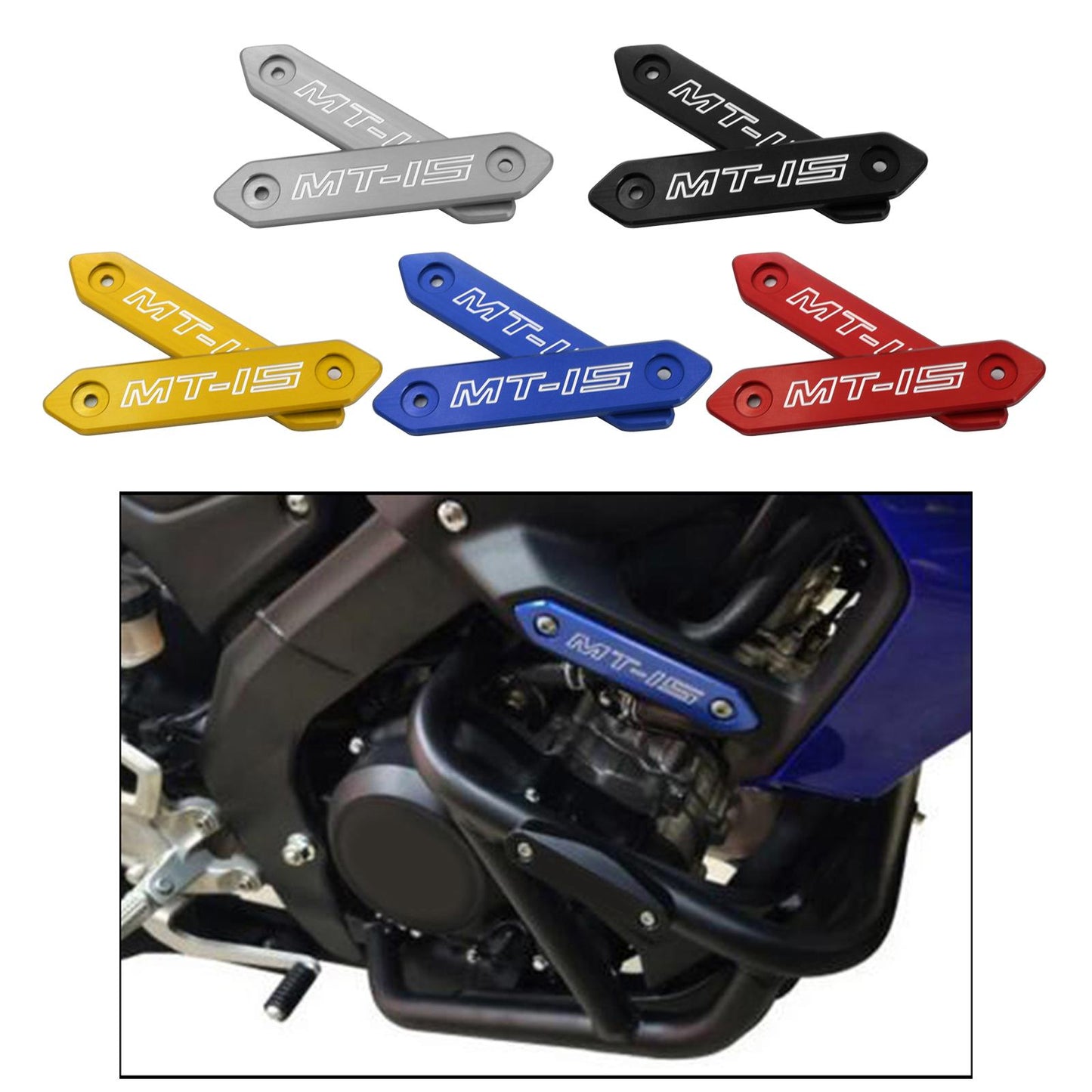Aluminum Motorcycle Body Cover Mtkracing for YAMAHA MT-15 2018-2020 Black