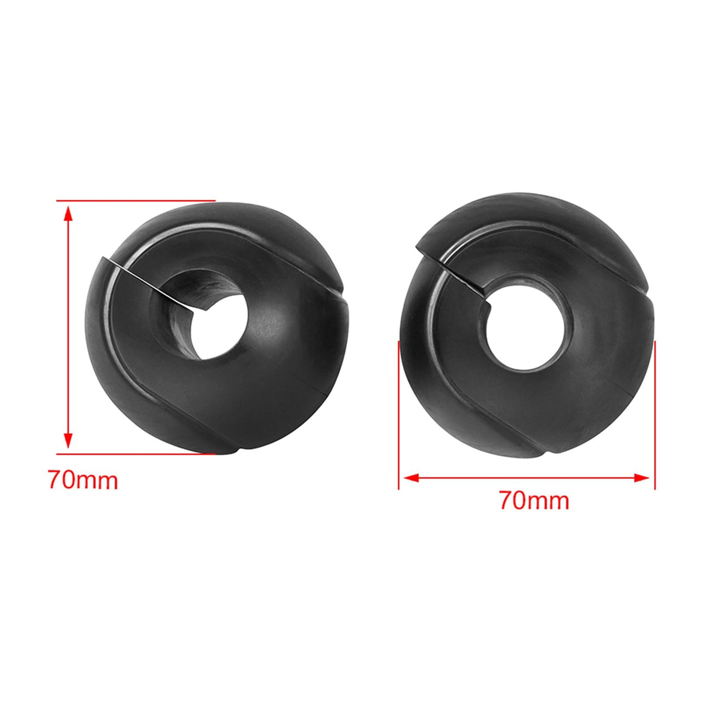 2x Motorcycle Motor Bumper Protective Block Anti-fall Block Parts Decor