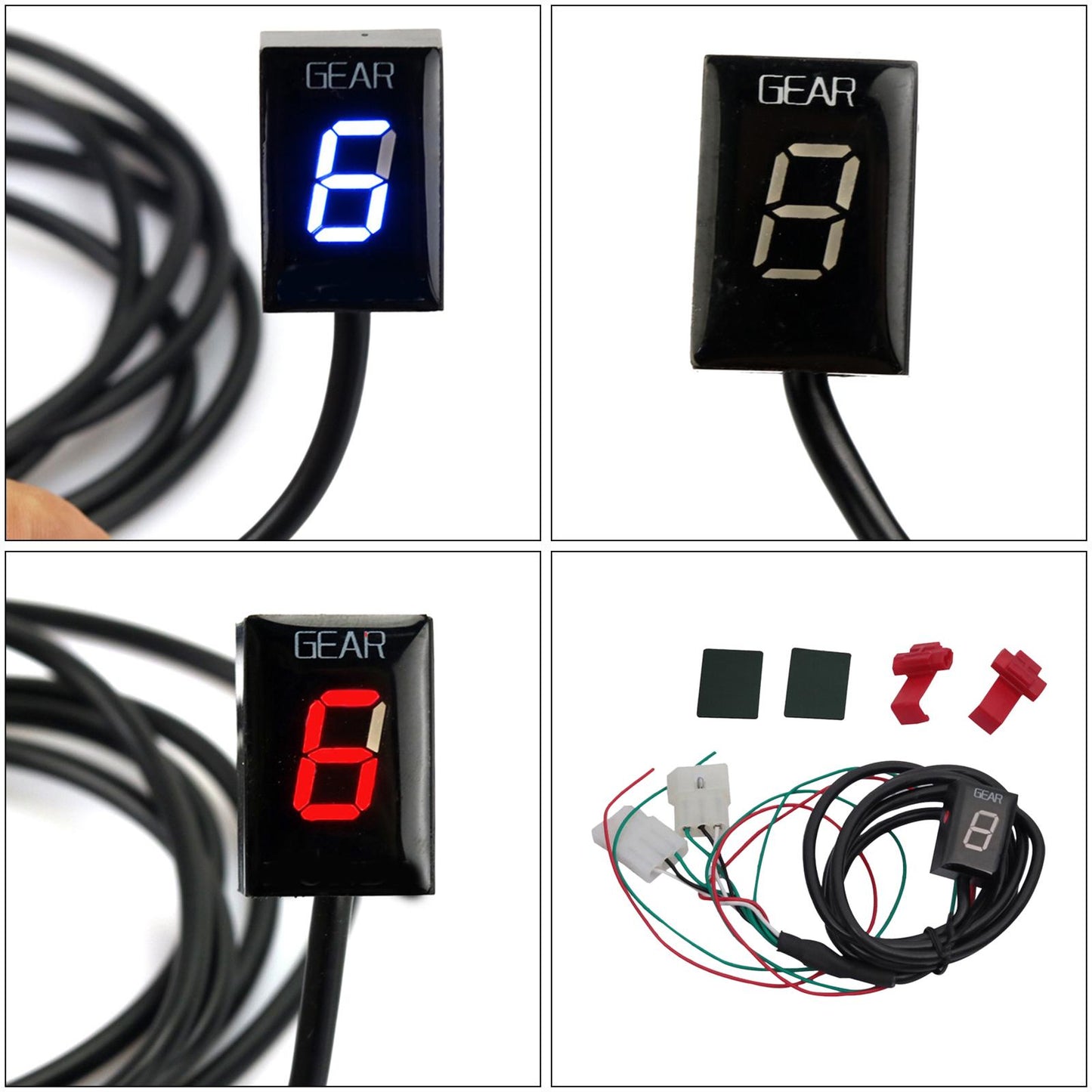 Motorcycle Gear Indicator LED Display Shift Lever Sensor for Aprilia RS125