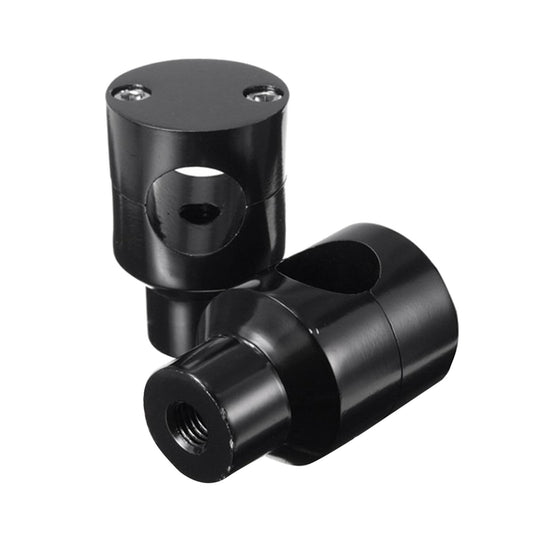 Straight Handlebar Risers for Harley King Touring Grips black 25mm