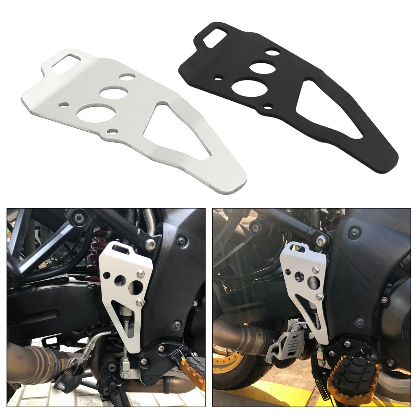 Motorcycle Cylinder Cover Guard Pump for Suzuki Practical Parts  Black