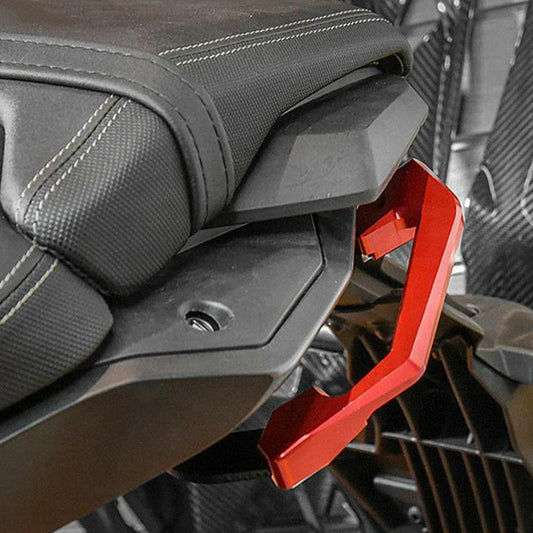 2 Packs Motorcycle Rear Seat Bars Handle Armrest Grab for HONDA Titanium