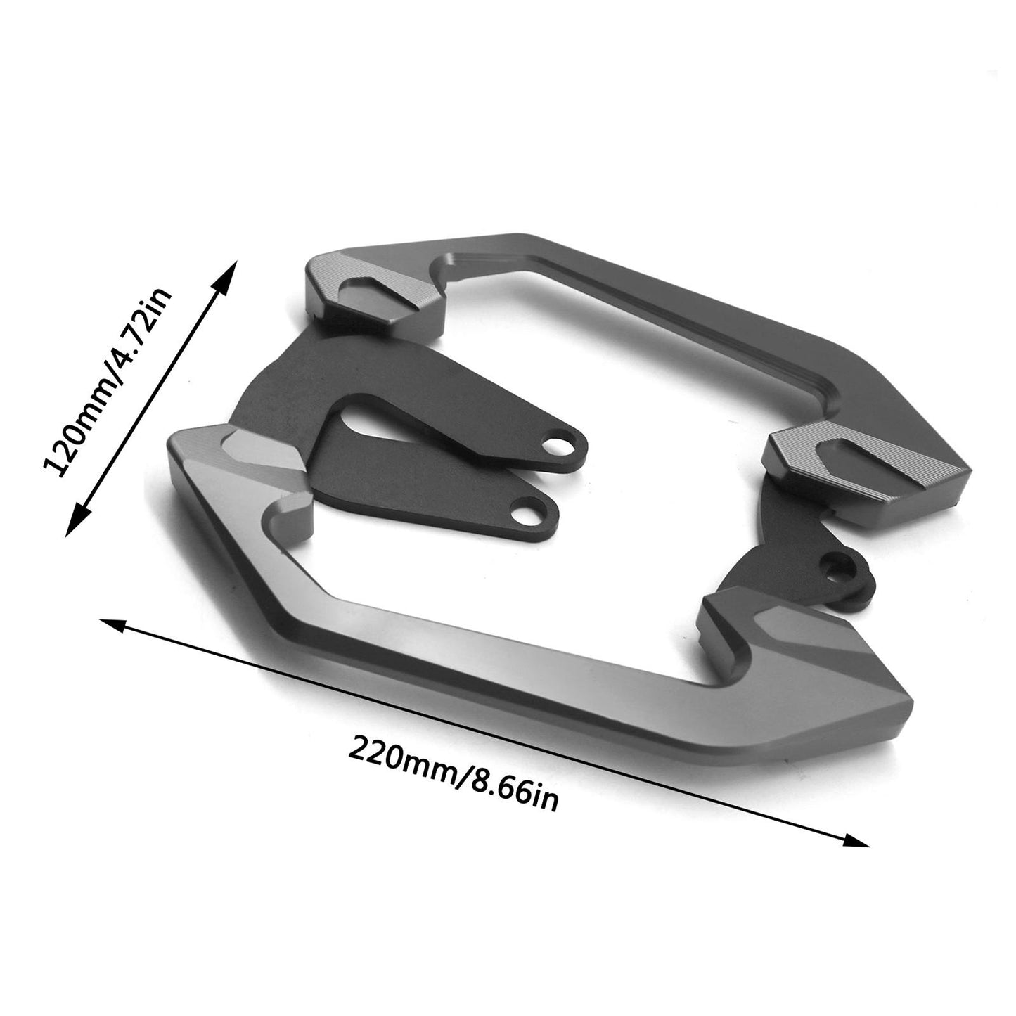 2 Packs Motorcycle Rear Seat Bars Handle Armrest Grab for HONDA Titanium