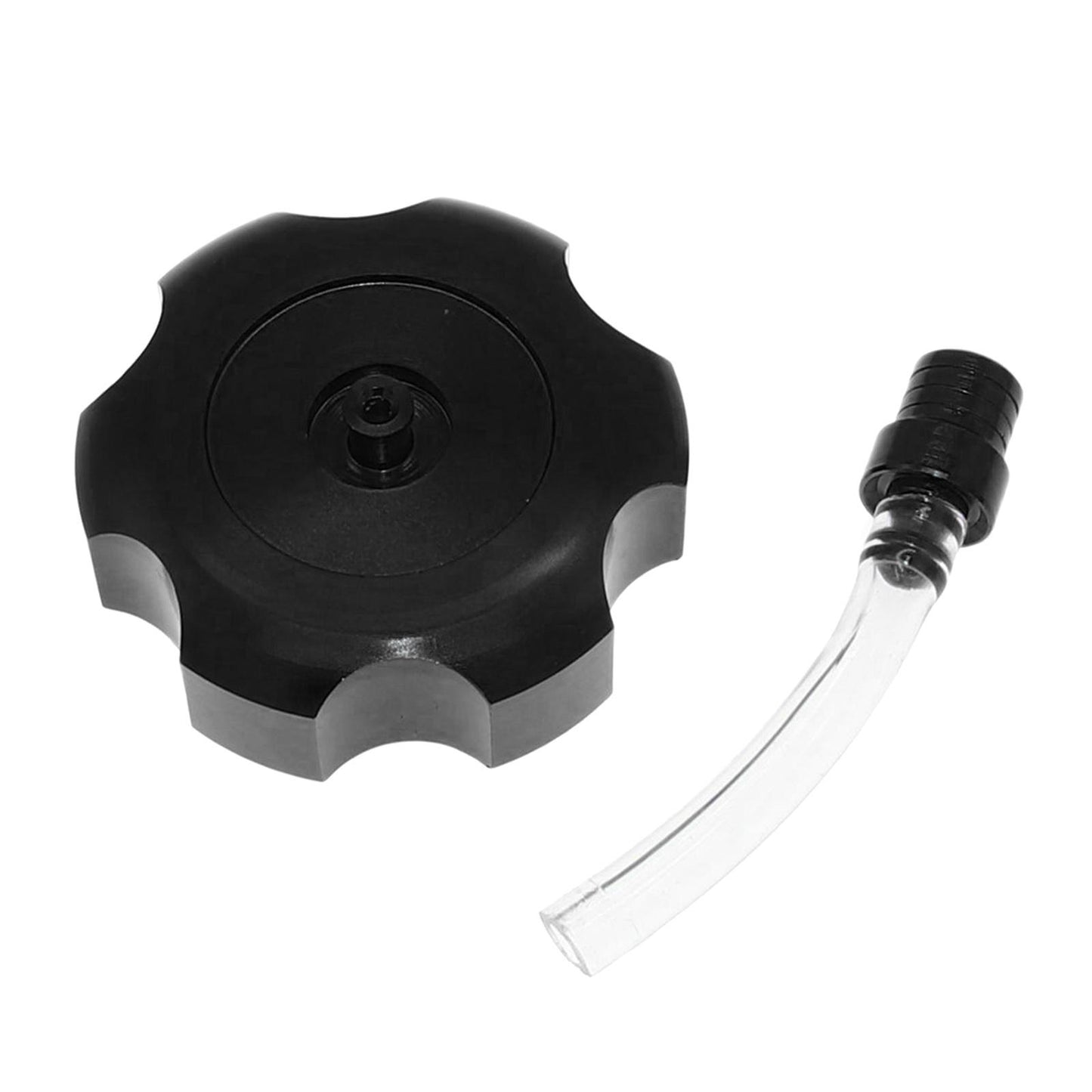 Mini CNC Hexagonal Gas Fuel Tank Cap Fashionable for ATV Dirt Bike black